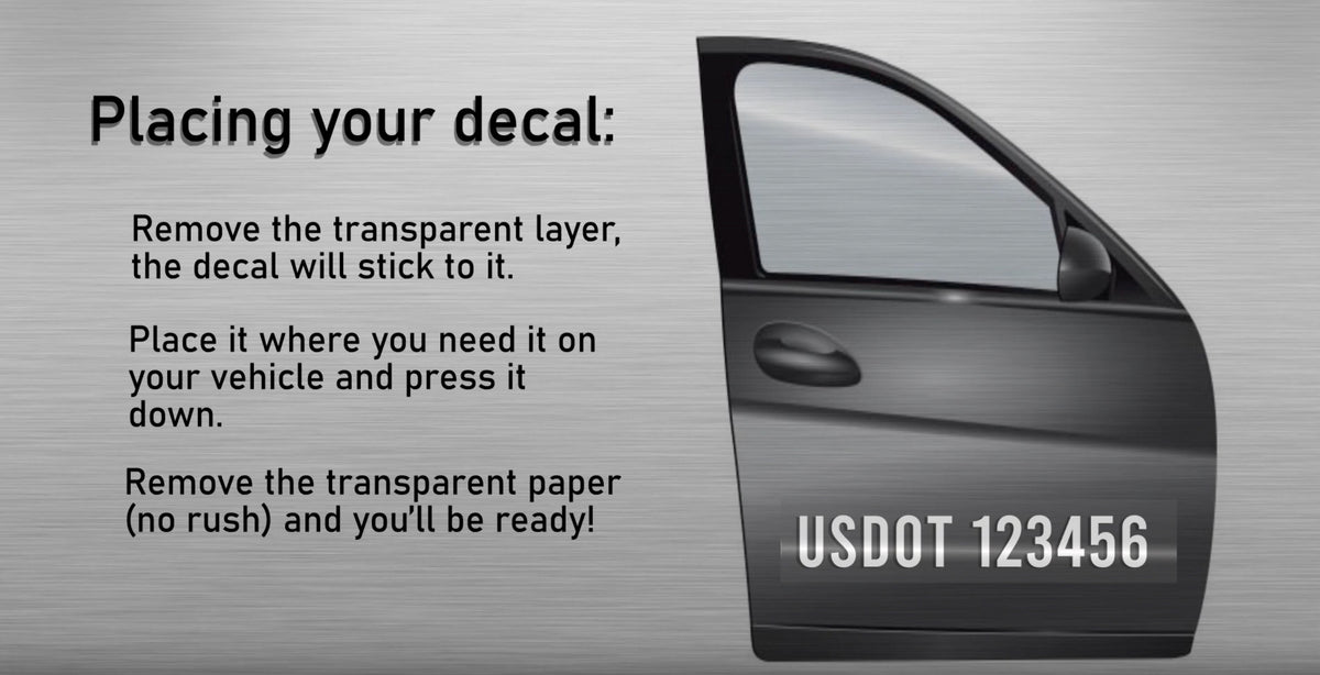 USDOT Truck Lettering Decal Sticker Requirements Video USDOT TRUCK