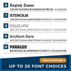TACLA Number Decal Lettering (Set of 2)