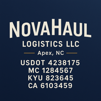 Truck Door Decal Sticker Signs With USDOT, MC, KYU, CA & Others | US DOT Compliant Truck Door Signs For Semi-Trucks, Work Trucks, Hot Shots (Set of 2)
