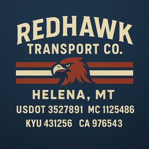 Truck Door Decal Sticker Signs With USDOT, MC, KYU, CA & Others | US DOT Compliant Truck Door Signs For Semi-Trucks, Work Trucks, Hot Shots (Set of 2)