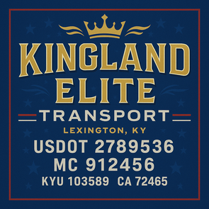 Truck Door Decal Sticker Signs With USDOT, MC, KYU, CA & Others | US DOT Compliant Truck Door Signs For Semi-Trucks, Work Trucks, Hot Shots (Set of 2)