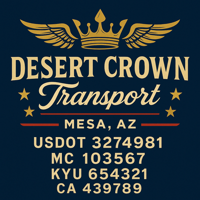 Truck Door Decal Sticker Signs With USDOT, MC, KYU, CA & Others | US DOT Compliant Truck Door Signs For Semi-Trucks, Work Trucks, Hot Shots (Set of 2)