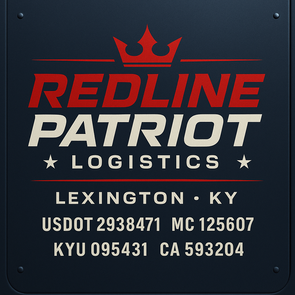 Truck Door Decal Sticker Signs With USDOT, MC, KYU, CA & Others | US DOT Compliant Truck Door Signs For Semi-Trucks, Work Trucks, Hot Shots (Set of 2)
