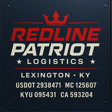 Truck Door Decal Sticker Signs With USDOT, MC, KYU, CA & Others | US DOT Compliant Truck Door Signs For Semi-Trucks, Work Trucks, Hot Shots (Set of 2)
