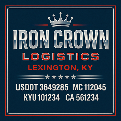 Truck Door Decal Sticker Signs With USDOT, MC, KYU, CA & Others | US DOT Compliant Truck Door Signs For Semi-Trucks, Work Trucks, Hot Shots (Set of 2)