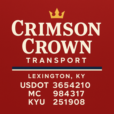 Truck Door Decal Sticker Signs With USDOT, MC, KYU, CA & Others | US DOT Compliant Truck Door Signs For Semi-Trucks, Work Trucks, Hot Shots (Set of 2)
