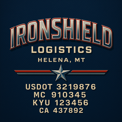 Truck Door Decal Sticker Signs With USDOT, MC, KYU, CA & Others | US DOT Compliant Truck Door Signs For Semi-Trucks, Work Trucks, Hot Shots (Set of 2)