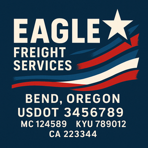 Truck Door Decal Sticker Signs With USDOT, MC, KYU, CA & Others | US DOT Compliant Truck Door Signs For Semi-Trucks, Work Trucks, Hot Shots (Set of 2)