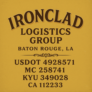 Truck Door Decal Sticker Signs With USDOT, MC, KYU, CA & Others | US DOT Compliant Truck Door Signs For Semi-Trucks, Work Trucks, Hot Shots (Set of 2)