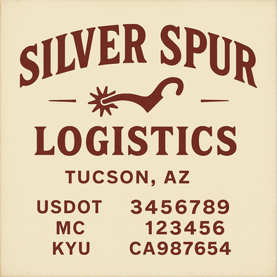 Truck Door Decal Sticker Signs With USDOT, MC, KYU, CA & Others | US DOT Compliant Truck Door Signs For Semi-Trucks, Work Trucks, Hot Shots (Set of 2)
