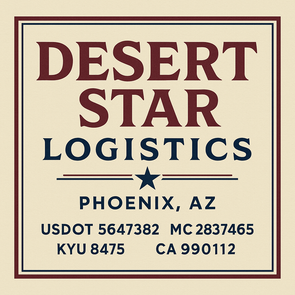 Truck Door Decal Sticker Signs With USDOT, MC, KYU, CA & Others | US DOT Compliant Truck Door Signs For Semi-Trucks, Work Trucks, Hot Shots (Set of 2)