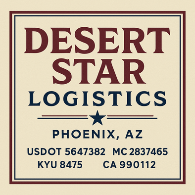 Truck Door Decal Sticker Signs With USDOT, MC, KYU, CA & Others | US DOT Compliant Truck Door Signs For Semi-Trucks, Work Trucks, Hot Shots (Set of 2)