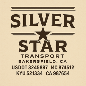 Truck Door Decal Sticker Signs With USDOT, MC, KYU, CA & Others | US DOT Compliant Truck Door Signs For Semi-Trucks, Work Trucks, Hot Shots (Set of 2)