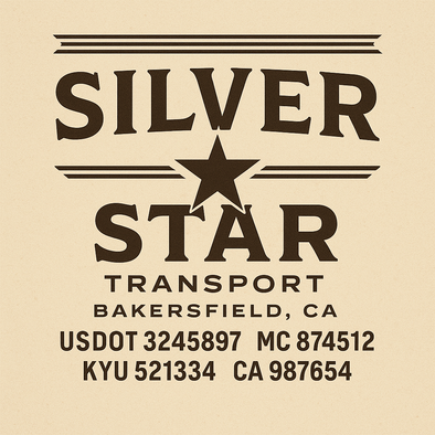 Truck Door Decal Sticker Signs With USDOT, MC, KYU, CA & Others | US DOT Compliant Truck Door Signs For Semi-Trucks, Work Trucks, Hot Shots (Set of 2)