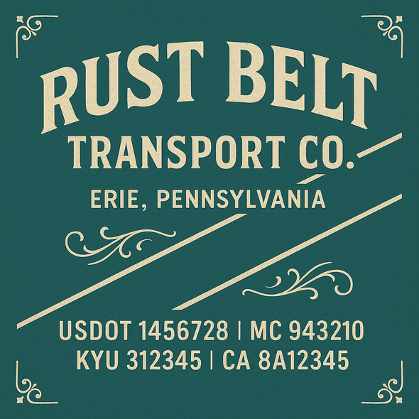 Truck Door Decal Sticker Signs With USDOT, MC, KYU, CA & Others | US DOT Compliant Truck Door Signs For Semi-Trucks, Work Trucks, Hot Shots (Set of 2)
