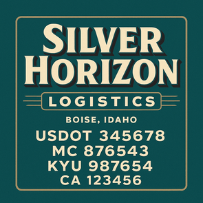 Truck Door Decal Sticker Signs With USDOT, MC, KYU, CA & Others | US DOT Compliant Truck Door Signs For Semi-Trucks, Work Trucks, Hot Shots (Set of 2)
