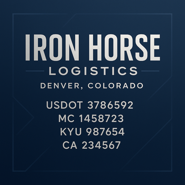 Truck Door Decal Sticker Signs With USDOT, MC, KYU, CA & Others | US DOT Compliant Truck Door Signs For Semi-Trucks, Work Trucks, Hot Shots (Set of 2)