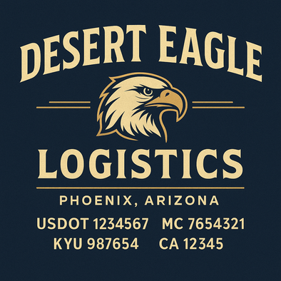Truck Door Decal Sticker Signs With USDOT, MC, KYU, CA & Others | US DOT Compliant Truck Door Signs For Semi-Trucks, Work Trucks, Hot Shots (Set of 2)