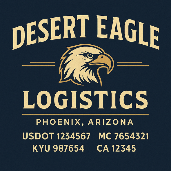 Truck Door Decal Sticker Signs With USDOT, MC, KYU, CA & Others | US DOT Compliant Truck Door Signs For Semi-Trucks, Work Trucks, Hot Shots (Set of 2)