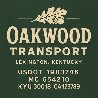 Truck Door Decal Sticker Signs With USDOT, MC, KYU, CA & Others | US DOT Compliant Truck Door Signs For Semi-Trucks, Work Trucks, Hot Shots (Set of 2)