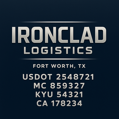 Truck Door Decal Sticker Signs With USDOT, MC, KYU, CA & Others | US DOT Compliant Truck Door Signs For Semi-Trucks, Work Trucks, Hot Shots (Set of 2)
