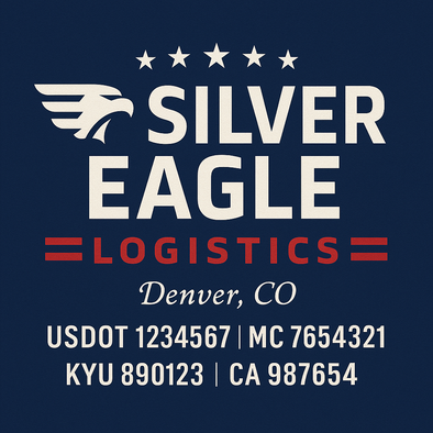 Truck Door Decal Sticker Signs With USDOT, MC, KYU, CA & Others | US DOT Compliant Truck Door Signs For Semi-Trucks, Work Trucks, Hot Shots (Set of 2)