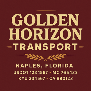 Truck Door Decal Sticker Signs With USDOT, MC, KYU, CA & Others | US DOT Compliant Truck Door Signs For Semi-Trucks, Work Trucks, Hot Shots (Set of 2)
