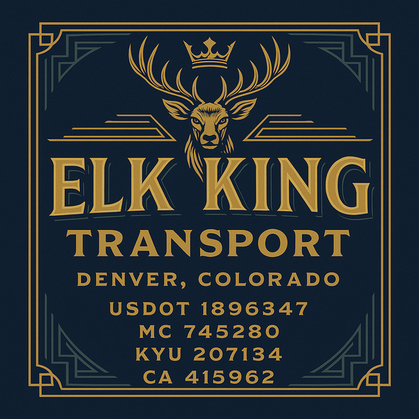 Truck Door Decal Sticker Signs With USDOT, MC, KYU, CA & Others | US DOT Compliant Truck Door Signs For Semi-Trucks, Work Trucks, Hot Shots (Set of 2)