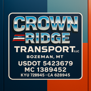 Truck Door Decal Sticker Signs With USDOT, MC, KYU, CA & Others | US DOT Compliant Truck Door Signs For Semi-Trucks, Work Trucks, Hot Shots (Set of 2)