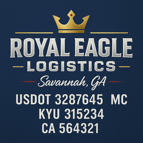 Truck Door Decal Sticker Signs With USDOT, MC, KYU, CA & Others | US DOT Compliant Truck Door Signs For Semi-Trucks, Work Trucks, Hot Shots (Set of 2)