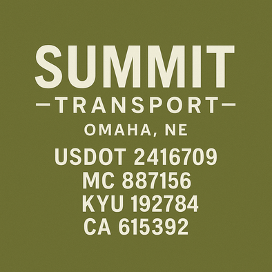 Truck Door Decal Sticker Signs With USDOT, MC, KYU, CA & Others | US DOT Compliant Truck Door Signs For Semi-Trucks, Work Trucks, Hot Shots (Set of 2)