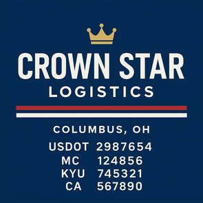 Truck Door Decal Sticker Signs With USDOT, MC, KYU, CA & Others | US DOT Compliant Truck Door Signs For Semi-Trucks, Work Trucks, Hot Shots (Set of 2)