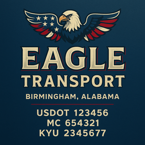 Truck Door Decal Sticker Signs With USDOT, MC, KYU, CA & Others | US DOT Compliant Truck Door Signs For Semi-Trucks, Work Trucks, Hot Shots (Set of 2)