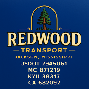 Truck Door Decal Sticker Signs With USDOT, MC, KYU, CA & Others | US DOT Compliant Truck Door Signs For Semi-Trucks, Work Trucks, Hot Shots (Set of 2)