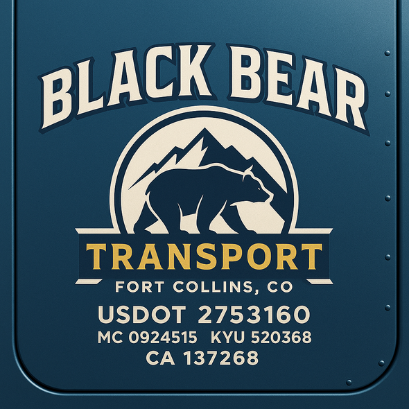 Truck Door Decal Sticker Signs With USDOT, MC, KYU, CA & Others | US DOT Compliant Truck Door Signs For Semi-Trucks, Work Trucks, Hot Shots (Set of 2)