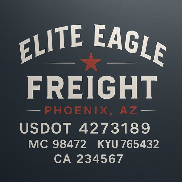 Truck Door Decal Sticker Signs With USDOT, MC, KYU, CA & Others | US DOT Compliant Truck Door Signs For Semi-Trucks, Work Trucks, Hot Shots (Set of 2)