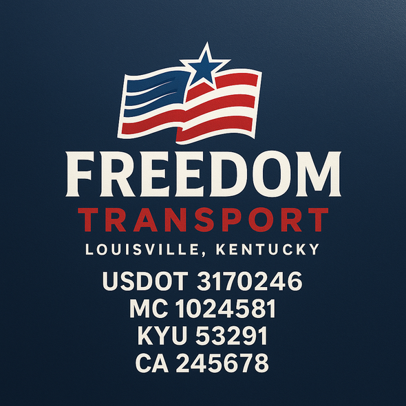 Truck Door Decal Sticker Signs With USDOT, MC, KYU, CA & Others | US DOT Compliant Truck Door Signs For Semi-Trucks, Work Trucks, Hot Shots (Set of 2)