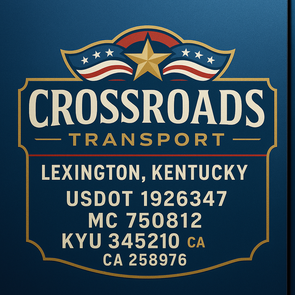 Truck Door Decal Sticker Signs With USDOT, MC, KYU, CA & Others | US DOT Compliant Truck Door Signs For Semi-Trucks, Work Trucks, Hot Shots (Set of 2)