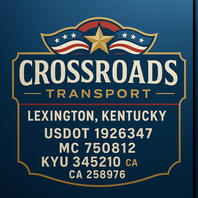 Truck Door Decal Sticker Signs With USDOT, MC, KYU, CA & Others | US DOT Compliant Truck Door Signs For Semi-Trucks, Work Trucks, Hot Shots (Set of 2)