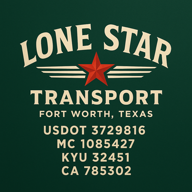 Truck Door Decal Sticker Signs With USDOT, MC, KYU, CA & Others | US DOT Compliant Truck Door Signs For Semi-Trucks, Work Trucks, Hot Shots (Set of 2)