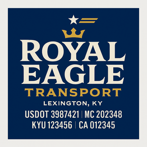 Truck Door Decal Sticker Signs With USDOT, MC, KYU, CA & Others | US DOT Compliant Truck Door Signs For Semi-Trucks, Work Trucks, Hot Shots (Set of 2)