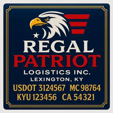Truck Door Decal Sticker Signs With USDOT, MC, KYU, CA & Others | US DOT Compliant Truck Door Signs For Semi-Trucks, Work Trucks, Hot Shots (Set of 2)