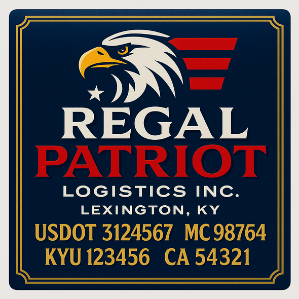 Truck Door Decal Sticker Signs With USDOT, MC, KYU, CA & Others | US DOT Compliant Truck Door Signs For Semi-Trucks, Work Trucks, Hot Shots (Set of 2)