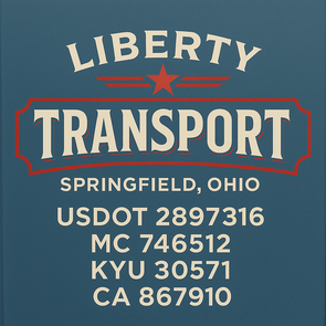 Truck Door Decal Sticker Signs With USDOT, MC, KYU, CA & Others | US DOT Compliant Truck Door Signs For Semi-Trucks, Work Trucks, Hot Shots (Set of 2)