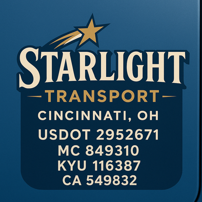 Truck Door Decal Sticker Signs With USDOT, MC, KYU, CA & Others | US DOT Compliant Truck Door Signs For Semi-Trucks, Work Trucks, Hot Shots (Set of 2)