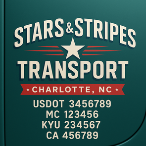 Truck Door Decal Sticker Signs With USDOT, MC, KYU, CA & Others | US DOT Compliant Truck Door Signs For Semi-Trucks, Work Trucks, Hot Shots (Set of 2)