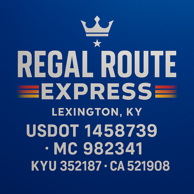 Truck Door Decal Sticker Signs With USDOT, MC, KYU, CA & Others | US DOT Compliant Truck Door Signs For Semi-Trucks, Work Trucks, Hot Shots (Set of 2)