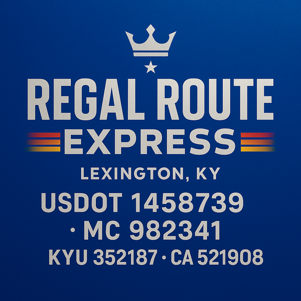 Truck Door Decal Sticker Signs With USDOT, MC, KYU, CA & Others | US DOT Compliant Truck Door Signs For Semi-Trucks, Work Trucks, Hot Shots (Set of 2)