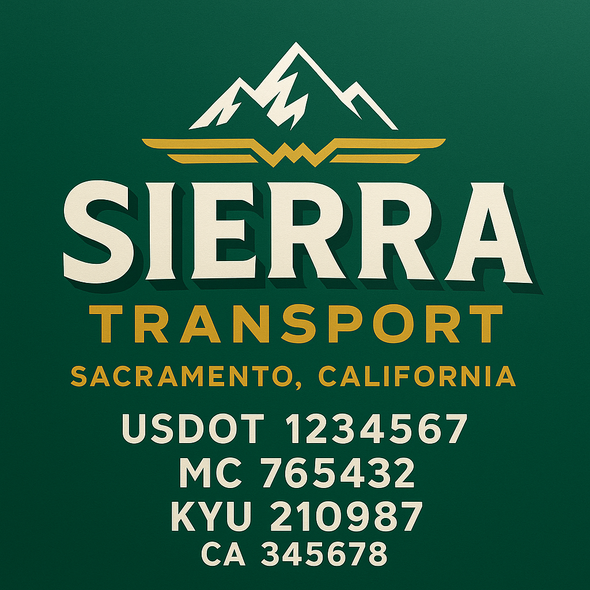 Truck Door Decal Sticker Signs With USDOT, MC, KYU, CA & Others | US DOT Compliant Truck Door Signs For Semi-Trucks, Work Trucks, Hot Shots (Set of 2)