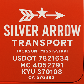 Truck Door Decal Sticker Signs With USDOT, MC, KYU, CA & Others | US DOT Compliant Truck Door Signs For Semi-Trucks, Work Trucks, Hot Shots (Set of 2)